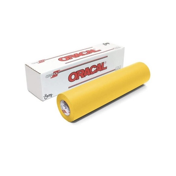 2 Pack 12"x 1 Yard Oracal 651 YELLOW & LIGHT-YELLOW Cricut Hobby Craft Vinyl - Picture 4 of 4